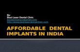 Affordable  dental implants  in India ppt