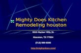 Mighty does kitchen remodeling houston