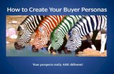 How to Create your Buyer Personas