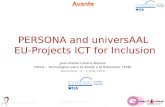 PERSONA and universAAL EU-Projects ICT for Inclusion