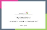 Digital Bosphorus - The State of Turkish eCommerce 2013 - Sina Afra