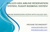 Galileo GDS Airline Reservation System, Flight Booking System, Airline Reservation Systems (info@provab.com)
