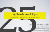 25 Tools and Tips: Essential digital tactics for Public Information Officers