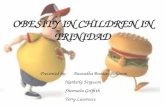 Obesity in children in Trinidad and Tobago