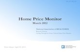 Home Price Monitor, Released March 2012