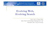 Evolving web, evolving search