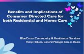 Penny Hobson, General Manager – Care at Home, BlueCross - Benefits and Implications of Consumer Directed Care for both Residential and Home Care