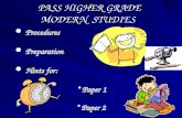 Pass Modern Studies Higher
