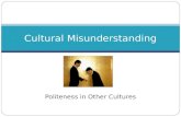 Cultural misunderstanding