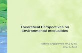 Isabelle Anguelovski-Theoretical Perspectives on Environmental Inequalities