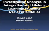 Investigating Changes in Integrative and Lifelong Learning: Students’ Use of ePortfolios