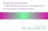Simon Forge (SCF Associates Ltd.)  - Sharing Spectrum