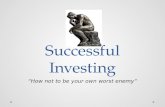 Successful investing - over optimism