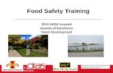 UEDA Annual Summit 2014 - Awards of Excellence - Talent Development - Food Safety Training