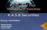 Four Functions of Management (KASB Securities Pak)