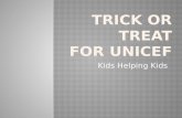 Falcon Ridge Trick or Treat for UNICEF