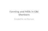 Farming and mills in old sherborn revised