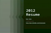 2012 Resume