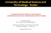 Changing pattern of diseases
