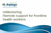 mMentoring: Remote support for frontline health workers_Liu