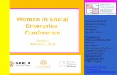 Opening speech, Women In Social Entrepreneurship, Creativity - Tina Zec