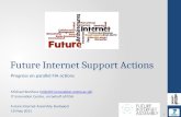 Progress on Future Internet Support Actions