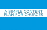 A Simple Weekly Social Media Content Plan for Churches
