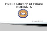Dorina bralostiteanu, chief librarian at public library of fillasi, dolj county, romania (ro)