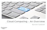 Cloud computing – An Overview
