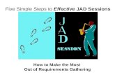 5 Steps To Effective Jad Sessions