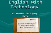 Teaching english with technology