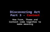 Discovering Art - Context
