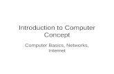 Introduction to Computer Concept Computer Basics, Networks ...