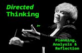 Directed Thinking For Planning Analysis Reflection