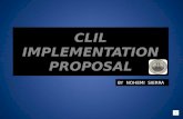 Clil implementation proposal