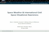 Space  Weather And  International  Civil  Space  Situational  Awareness ( Metlay 2009)