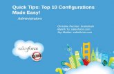 Quick Tips: Top 10 Configurations Made Easy!