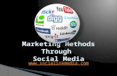 Cool Marketing Methods Through Social Media