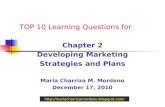 Ch2 developing marketing strategies and plan mordeno