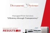 Managed Print Services Presentation