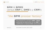Proceedit 20101220 BPM & BPMS versus ERPs, DMSs y CRMs