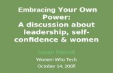 Final Embracing Your Own Power Talk