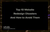 Top 10 Website Redesign Disasters – And How to Avoid Them