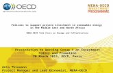 Renewable energies in the Middle East and North Africa: Policies to support private investment