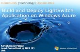 Build and Deploy LightSwitch Application on Windows Azure