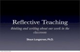 Reflective Teaching Workshop