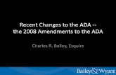 The 2008 Amendments To The Americans with Disabilities Act