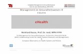 Management im Gesundheitswesen III: eHealth