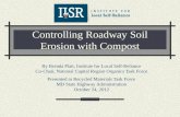 Controlling Roadway Soil Erosion with Compost