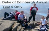 Introduction to the Duke of Edinburgh Award for Young People